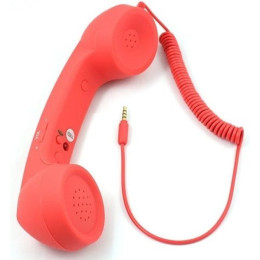 Ретро трубка High Quality Classic 3.5mm Mic Red