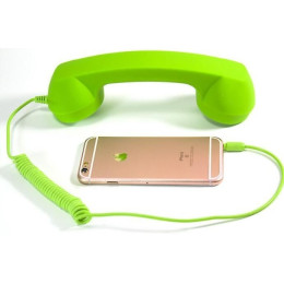 Ретро трубка High Quality Classic 3.5mm Mic Green