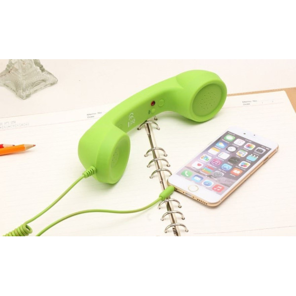 Ретро трубка High Quality Classic 3.5mm Mic Green