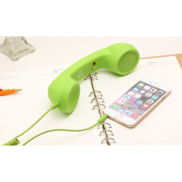 Ретро трубка High Quality Classic 3.5mm Mic Green