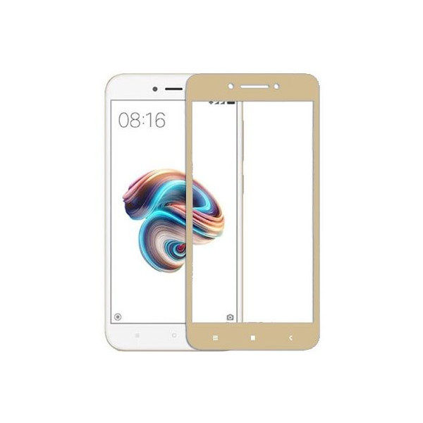 Защитное стекло Xiaomi Redmi 5A Gold