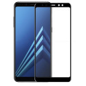 Защитное стекло 3D Samsung A8 2018 (A530) Black