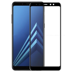 Защитное стекло 3D Samsung A8 2018 (A530) Black