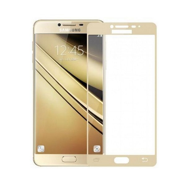 Захисне скло 3D Samsung A3 2016 (A310) Gold