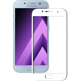 Захисне скло 3D Samsung A3 2017 (A320) White
