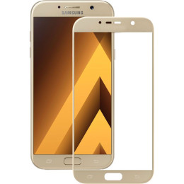 Захисне скло 3D Samsung A3 2017 (A320) Gold