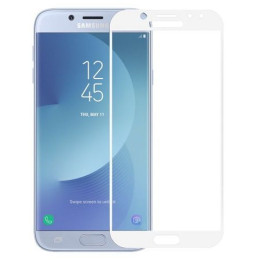 Захисне скло 3D Samsung J7 2017 J730 White