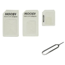 Перехідники для сім карти NOOSY 3в1 Nano SIM / Micro SIM / Standard SIM