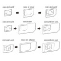 Перехідники для сім карти NOOSY 3в1 Nano SIM / Micro SIM / Standard SIM