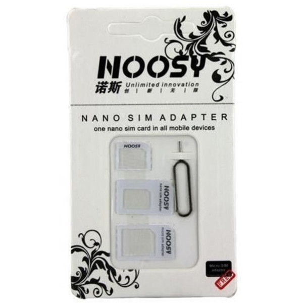 Перехідники для сім карти NOOSY 3в1 Nano SIM / Micro SIM / Standard SIM