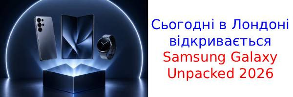 Samsung Galaxy Unpacked 2026 - головні новини